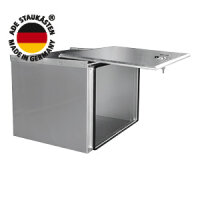 ADE Schubdeckelkasten Edelstahl