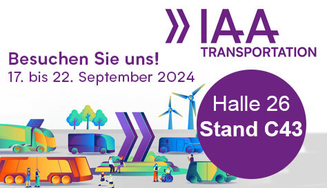 Edelstahlhaus ist auf der IAA Transportation 2024 in Hannover - Ankündigung Termin der Messeteilnahme an der IAA Transportation 2024