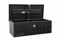 Truckbox DB055 Schwarz, Deichselbox, Werkzeugbox, Alu...