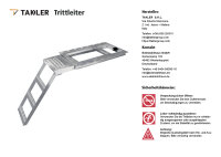 Ausklappbare LKW Trittleiter - TK2-210, Trittstufe Wohnmobil, Aufstiegsleiter LKW, LKW Leiter, LKW Einstiegsleiter - Takler