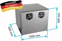 ADE Schubladenkasten Edelstahl 1000 x 600 x 600,...