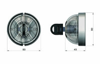 Daken Saturn EVO-3, Sicherheitsschlösser aus Edelstahl für Transporter - 3er Set