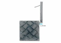 Truckbox D035 Deichselbox, Werkzeugbox, Alu Riffelblech, Alubox, Staukasten, Anhängerkiste - ca. 35 Liter