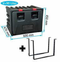 Lago BD068 + inkl. Vertikalter Halter VH060, Lago Black...