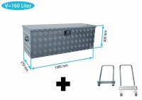 Truckbox D160 + inkl. Montagesatz MON5002 Deichselbox,...