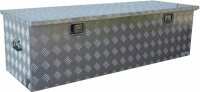 Truckbox D280 Deichselbox, Werkzeugbox, Alu Riffelblech, Transportbox, Alu Transportkiste, Anhängerkiste - ca. 280 Liter