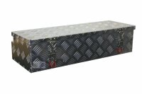 Truckbox PD043 Premium Deichselbox, Staubox, Aluminium Riffelblech, Werkzeugbox, Anh&auml;ngerkiste - ca. 43 Liter