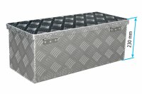 Truckbox S030 Stabile Deichselbox, Staukiste, Alubox mit Deckel, Anh&auml;ngerkiste, Werkzeugbox - ca. 30 Liter