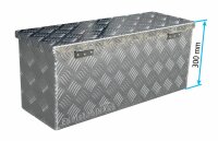 Truckbox S045 + inkl. Montagesatz MON5002 Stabile Deichselbox, Staukiste, Alubox mit Deckel, Anh&auml;ngerkiste, Werkzeugbox - ca. 45 Liter