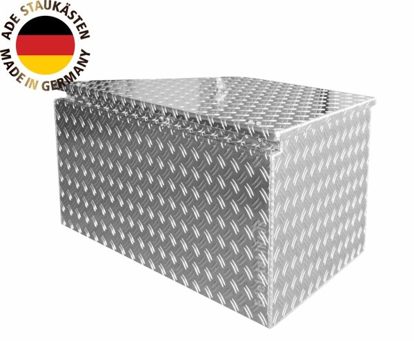 XPOtool Aluminium Unterflurbox Links 60x25x40cm Deichselbox bis 50
