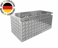 ADE Premium Deichselbox Alu Riffelblech 600 x 300 x 300 mm, Anh&auml;ngerbox, Staukasten, Staubox