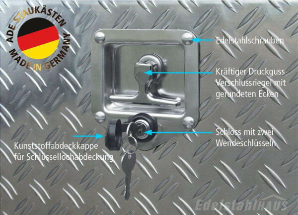 Kantoflex Riffelblech (1.000 x 600 mm, Stärke: 2,5 mm, Aluminium