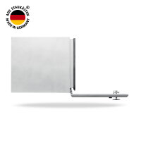 ADE Werkzeugkasten Edelstahl 400 x 600 x 600, Staukasten, Staubox, Unterflurbox