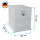 ADE Werkzeugkasten Edelstahl 400 x 600 x 600, Staukasten, Staubox, Unterflurbox